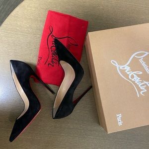 So Kate Black Suede Pumps Sz 6.5